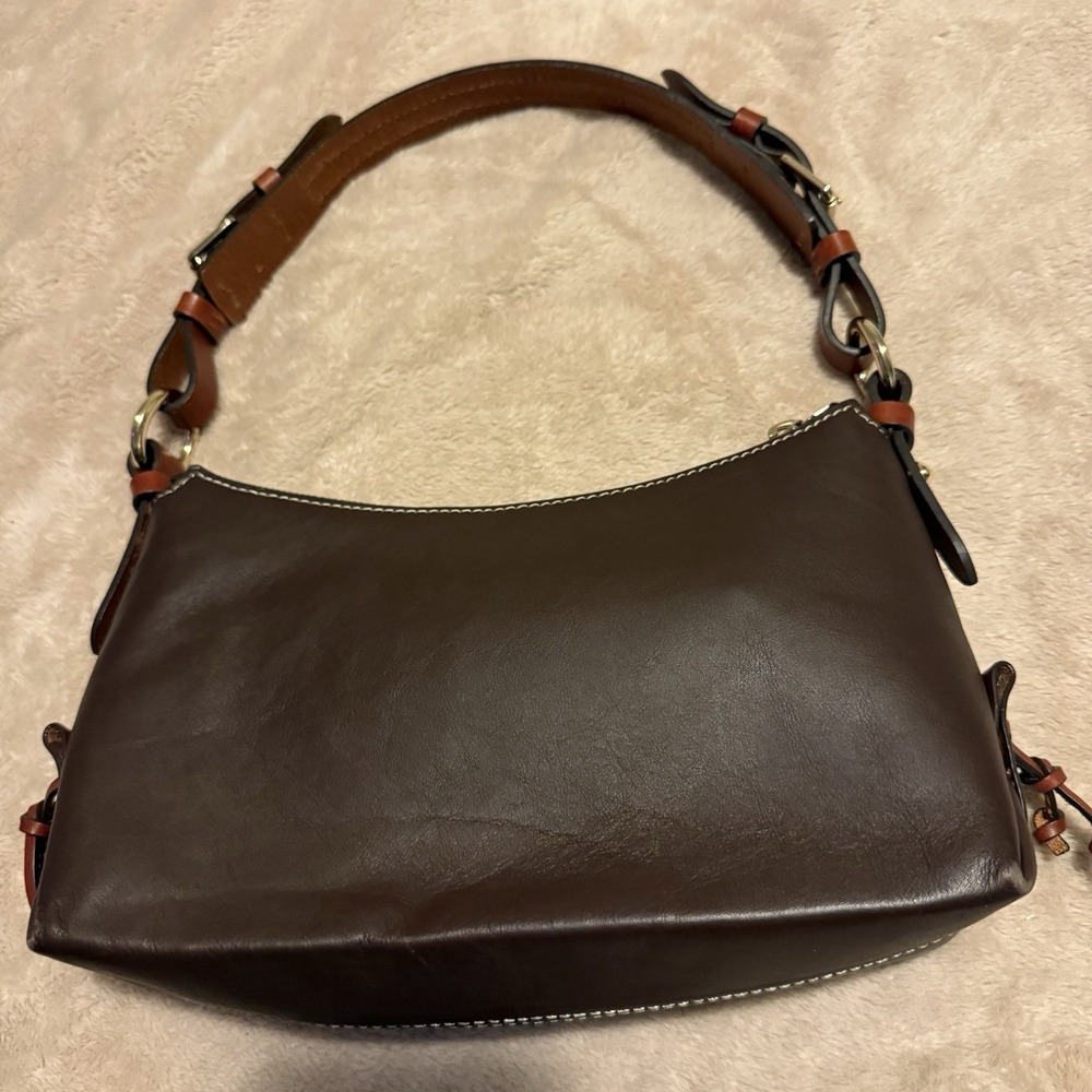 Dooney & Bourke Penrose Hobo Crossbody 22 Brown Purse Handbag - Picture 2 of 10